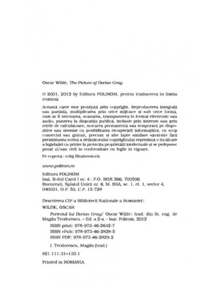 Portretul lui Dorian Gray