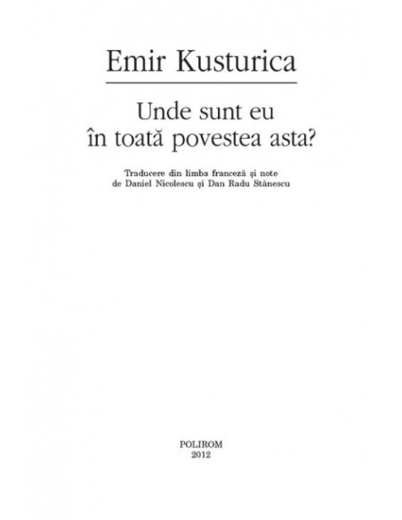 Unde sunt eu în toată povestea asta?