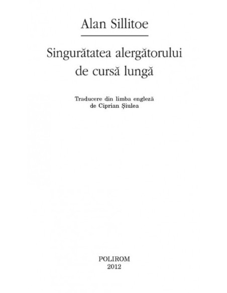 Singurătatea alergătorului de cursă lungă
