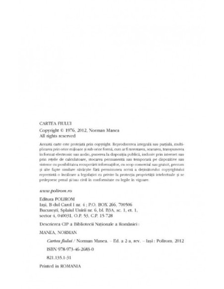 Cartea fiului