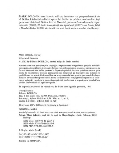 Butoiul şi cercurile. 22 iunie 1941...