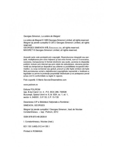 Maigret își pierde cumpătul