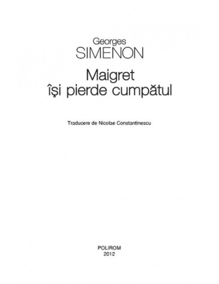 Maigret își pierde cumpătul