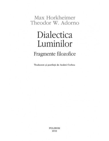 Dialectica Luminilor