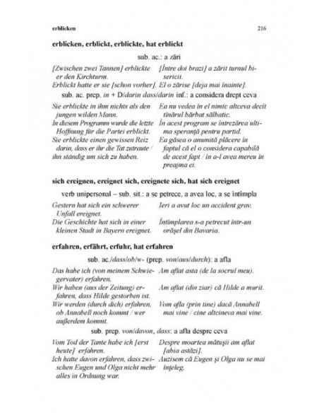 Dicționar de verbe germane