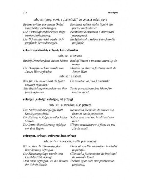 Dicționar de verbe germane