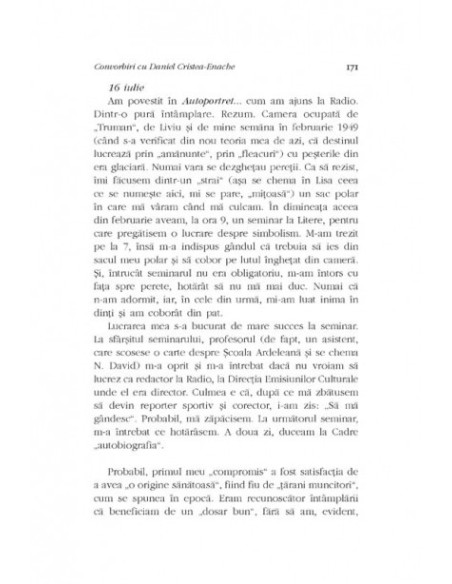Convorbiri cu Daniel Cristea-Enache