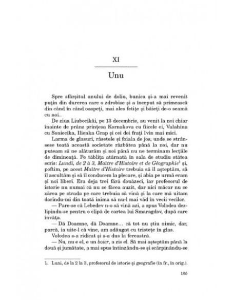 Copilăria. Adolescenţa. Tinereţea