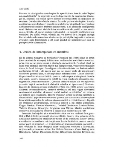 Critica în tranșee. De la realismul...