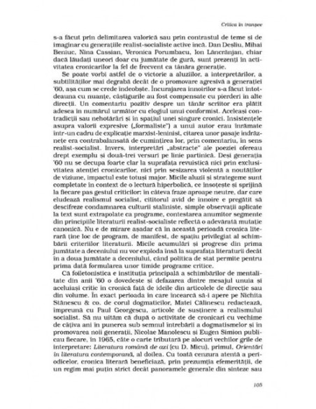 Critica în tranșee. De la realismul socialist la autonomia esteticului