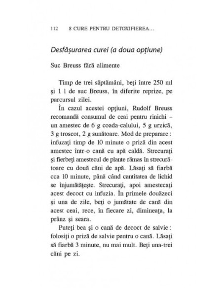 8 cure pentru detoxifierea şi revitalizarea organismului