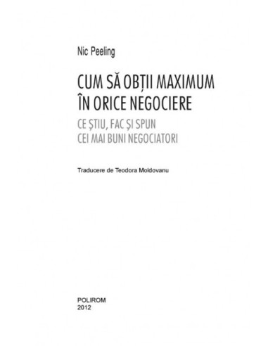 Cum să obţii maximum în orice...