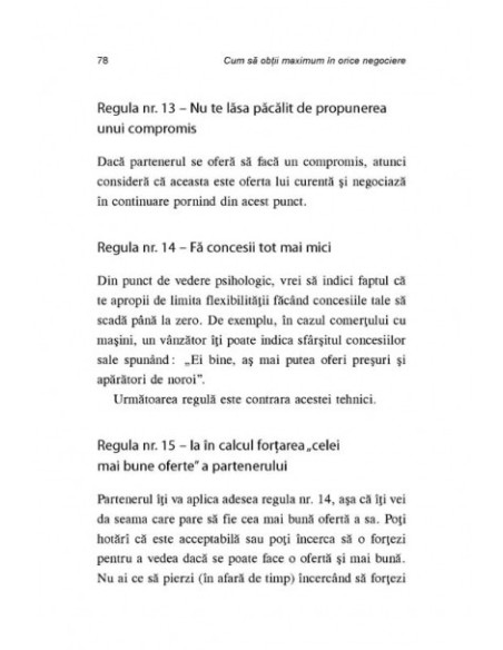Cum să obţii maximum în orice negociere. 