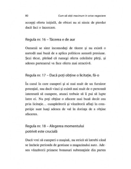 Cum să obţii maximum în orice negociere. 