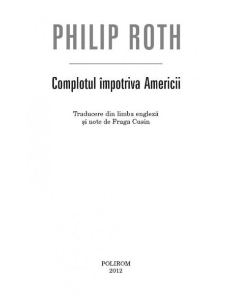 Complotul împotriva Americii