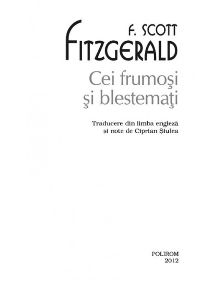 Cei frumoşi şi blestemaţi