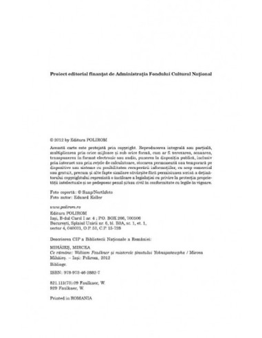 Ce rămâne. William Faulkner și...