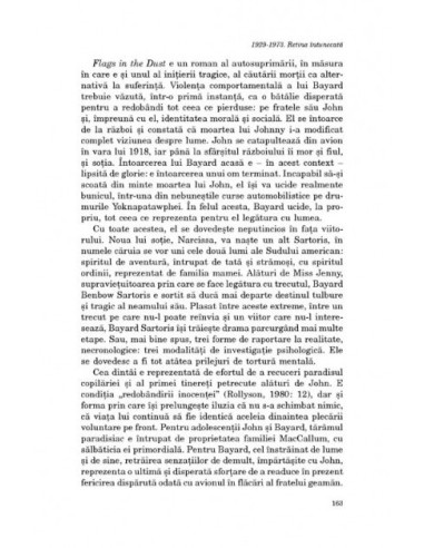 Ce rămâne. William Faulkner și...