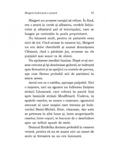 Maigret închiriază o cameră