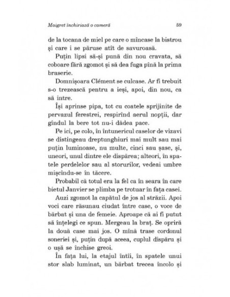 Maigret închiriază o cameră