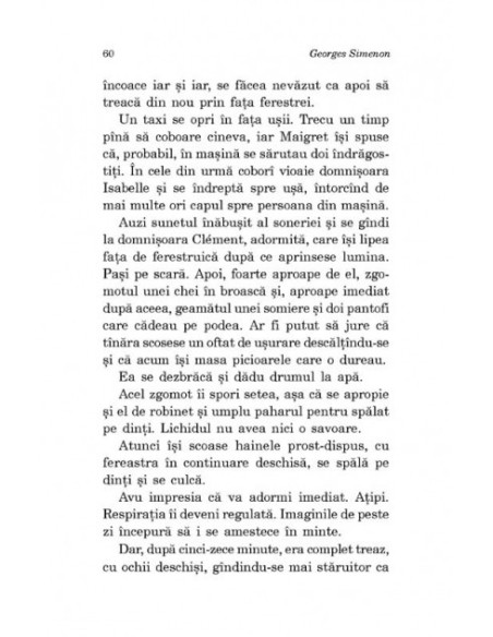 Maigret închiriază o cameră