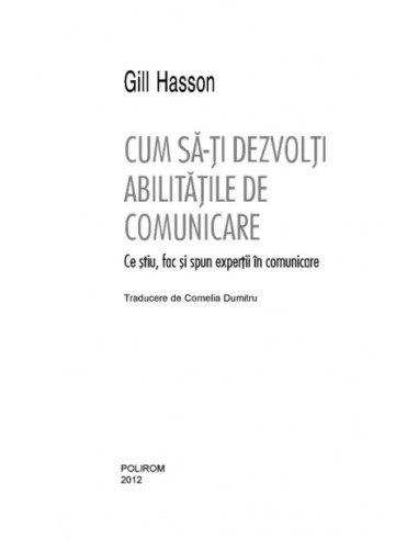 Cum să-ţi dezvolţi abilităţile de... Cum să-ţi dezvolţi abilităţile de...