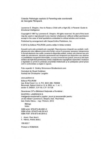 Inteligența emoțională a copiilor....