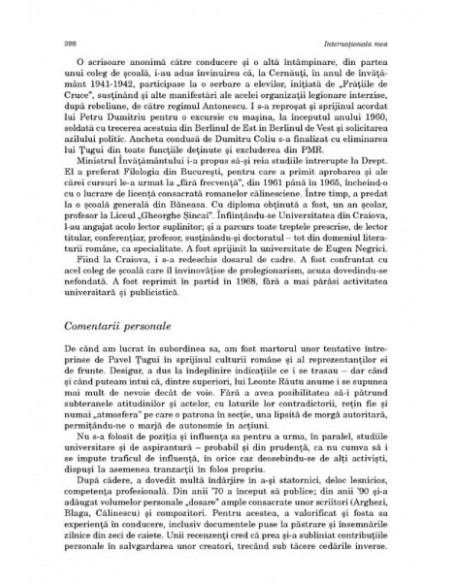 Internaționala mea. Cronica unei vieți