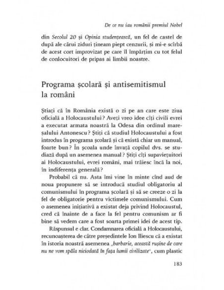 De ce nu iau românii premiul Nobel