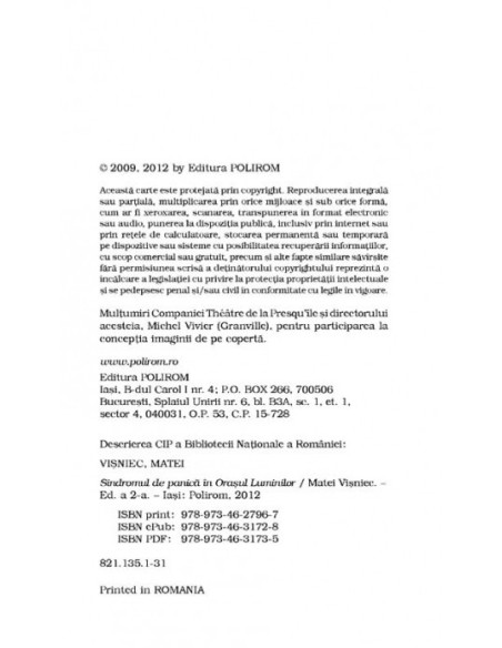 Sindromul de panică în Orașul Luminilor 