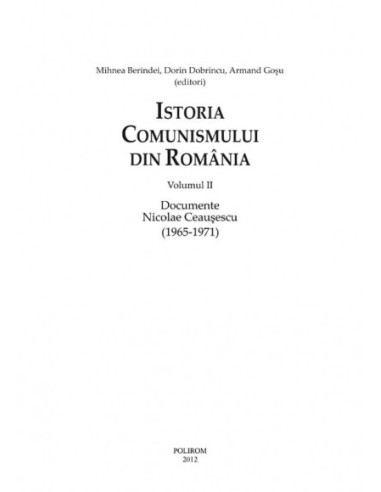 Istoria comunismului din România....