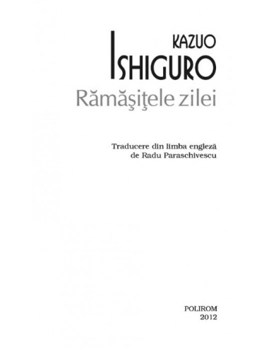 Rămăşiţele zilei