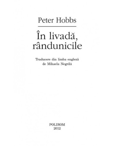 În livadă, rândunicile