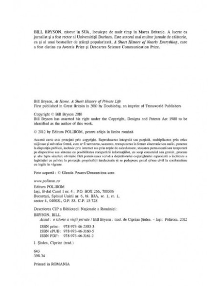 Acasă. O istorie a vieţii private