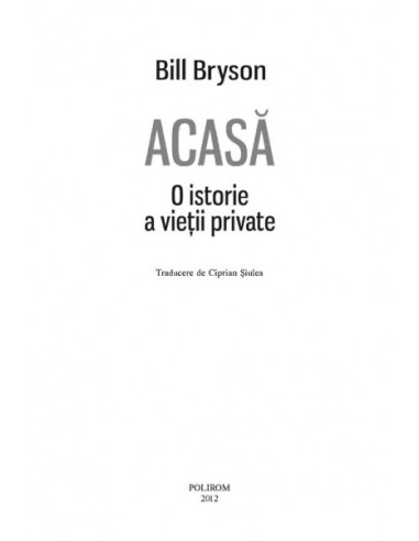 Acasă. O istorie a vieţii private