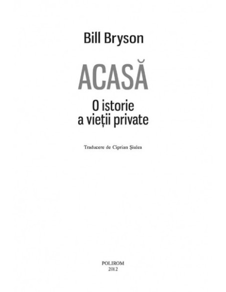 Acasă. O istorie a vieţii private