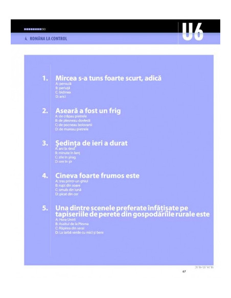 Puls. Manual de limba română ca limbă străină. Nivelurile B1-B2