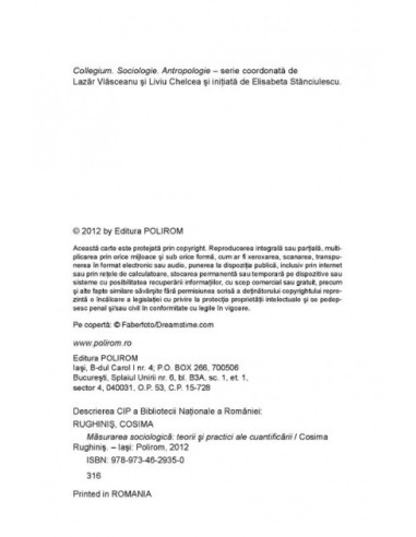 Măsurarea sociologică: Teorii și... Măsurarea sociologică: Teorii și...