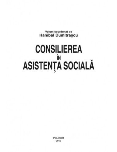 Consilierea în asistența socială