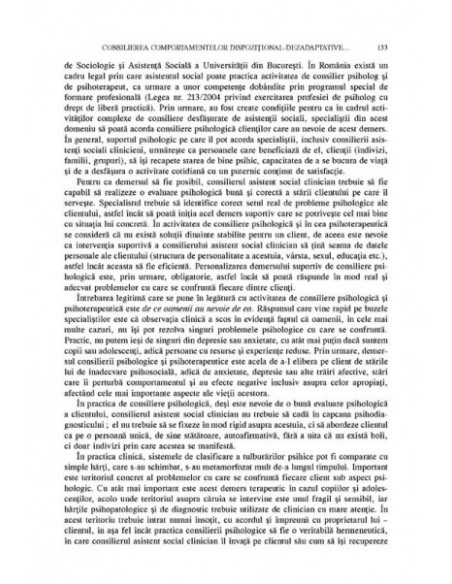 Consilierea în asistența socială