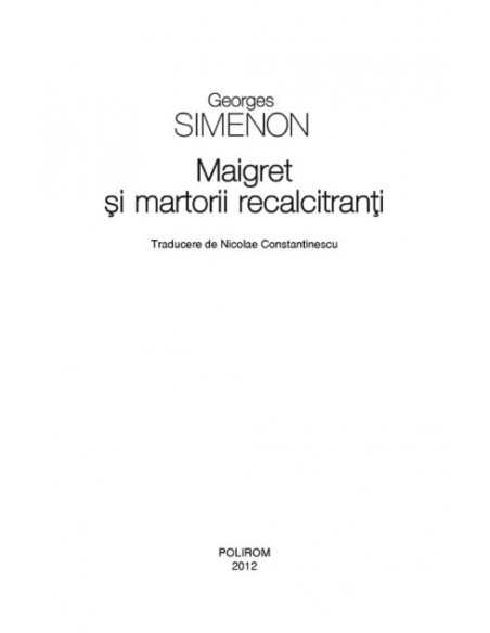 Maigret și martorii recalcitranți