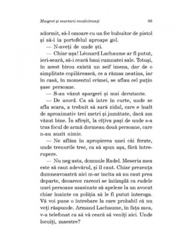 Maigret și martorii recalcitranți