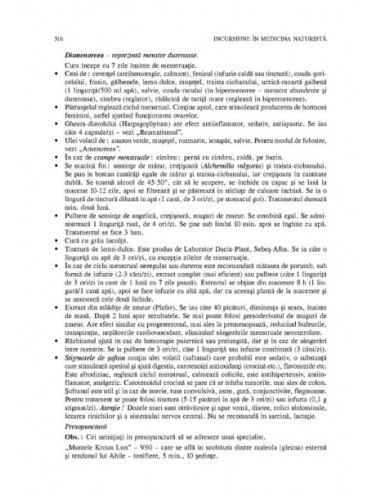 Incursiune în medicina naturistă