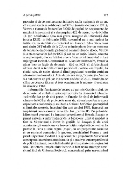 A patra ipoteză. Anchetă despre o uluitoare afacere de spionaj