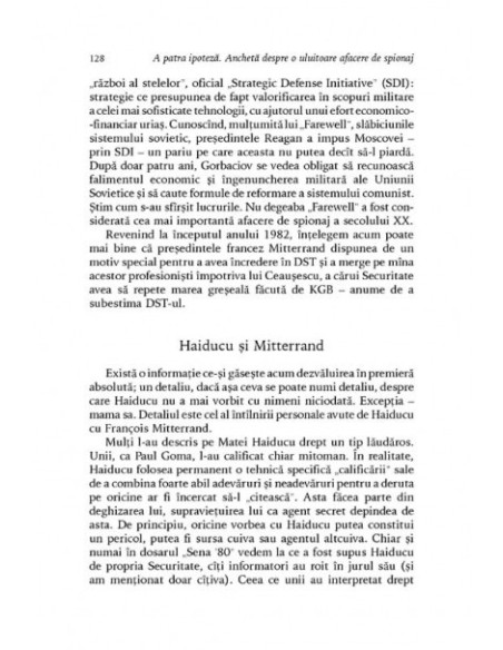 A patra ipoteză. Anchetă despre o uluitoare afacere de spionaj