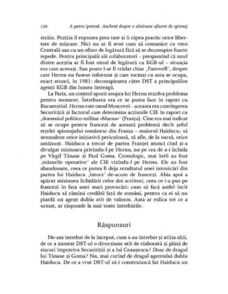 A patra ipoteză. Anchetă despre o uluitoare afacere de spionaj