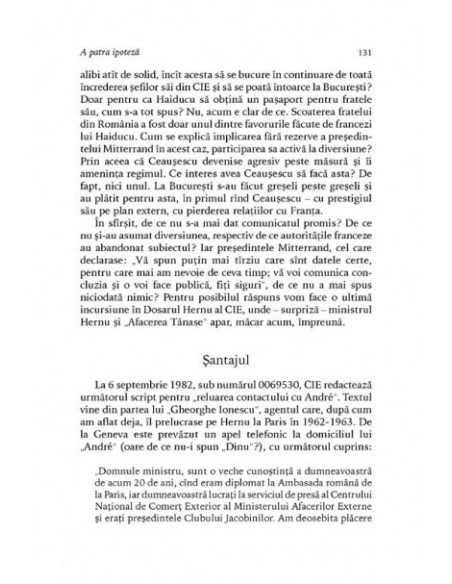A patra ipoteză. Anchetă despre o uluitoare afacere de spionaj