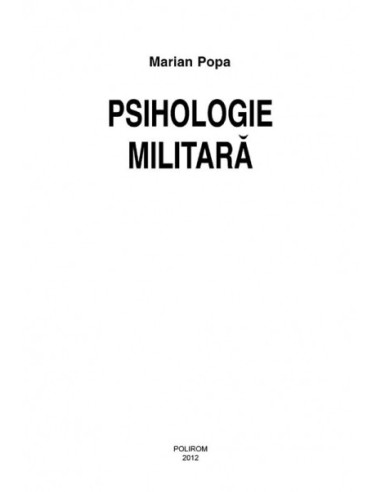 Psihologie militară