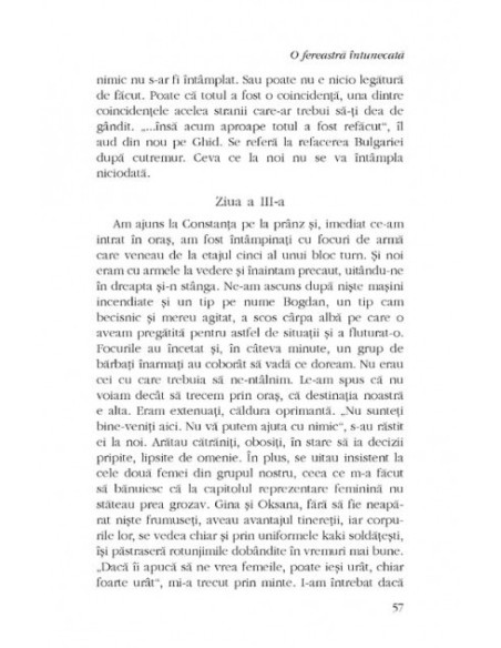 O fereastră intunecată