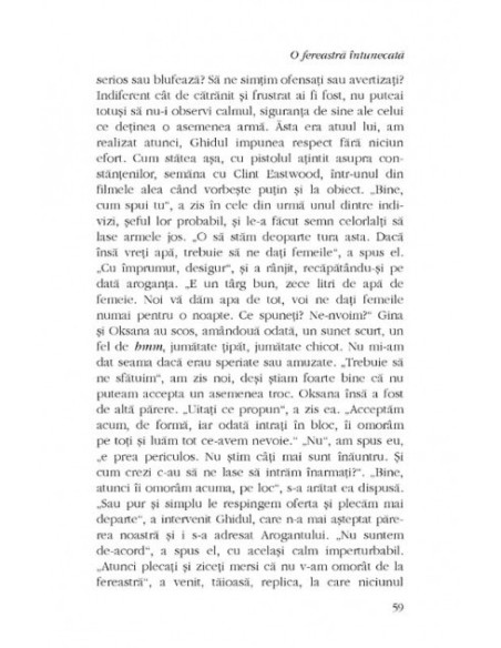 O fereastră intunecată